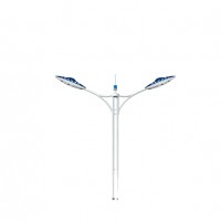 street pole street lighting pole double arm street light pole