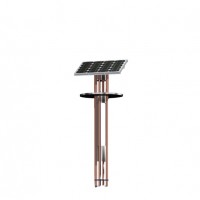 steel galvanized pole outdoor solar led garden lighting